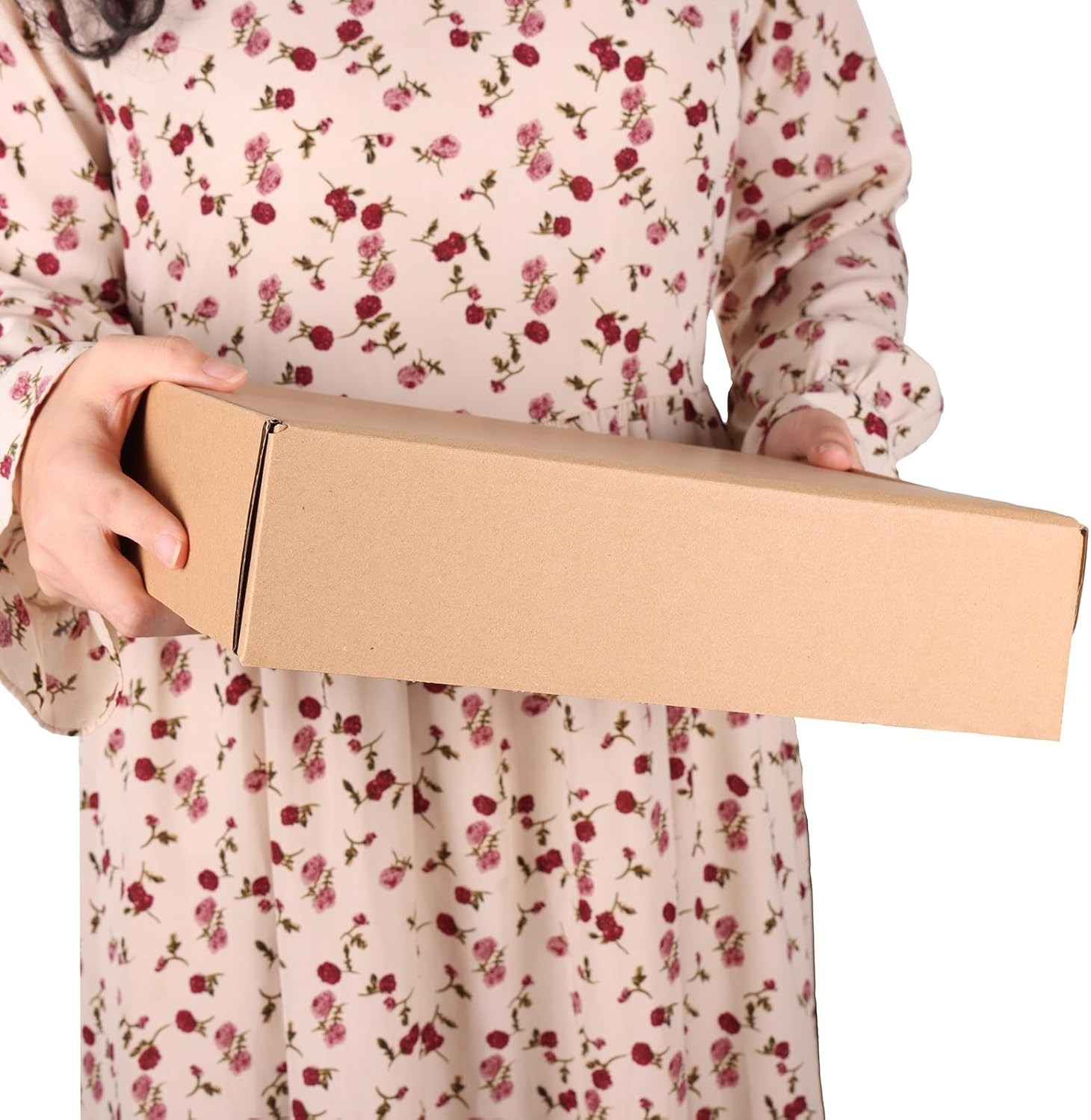 6 Pack Brown Shipping & Gift Boxes, 12x9x3 Inch Kraft Cardboard Mailers for S…