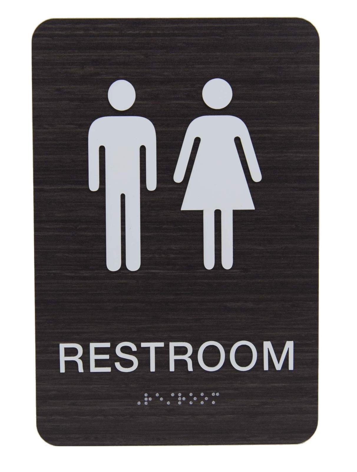 Non-Accessible/Wheelchair Unisex Gender Neutral ADA Restroom Bathroom Sign w/…