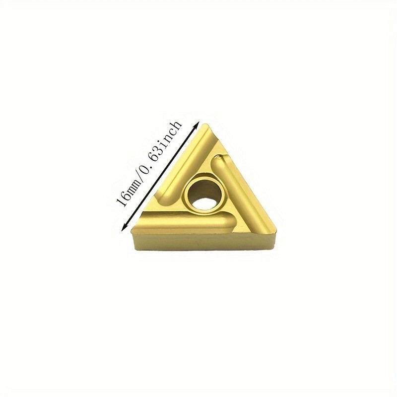 Carbide Lathe Blades Yellow TNMG331R 20pcs for CNC Cutting Tools Machining