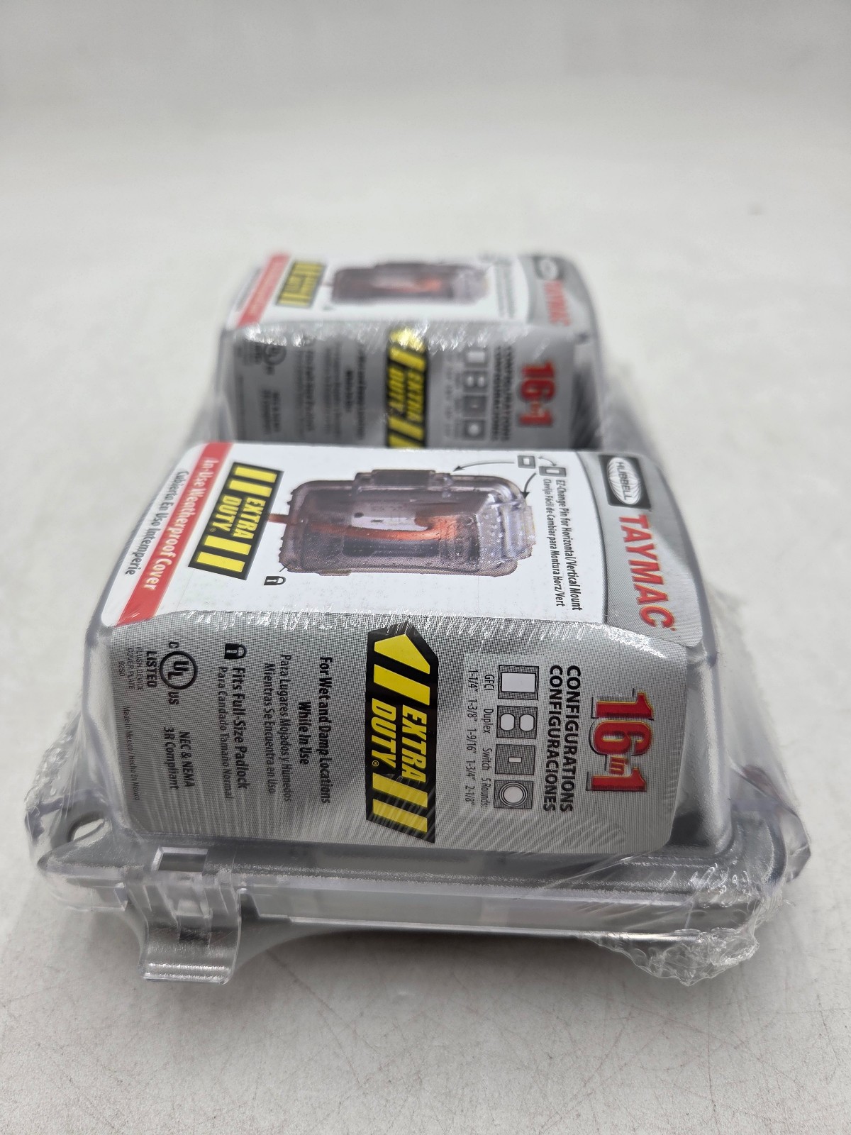 TayMac MM420C Rectangle Weatherproof Cover Thermoplastic LOT OF 2