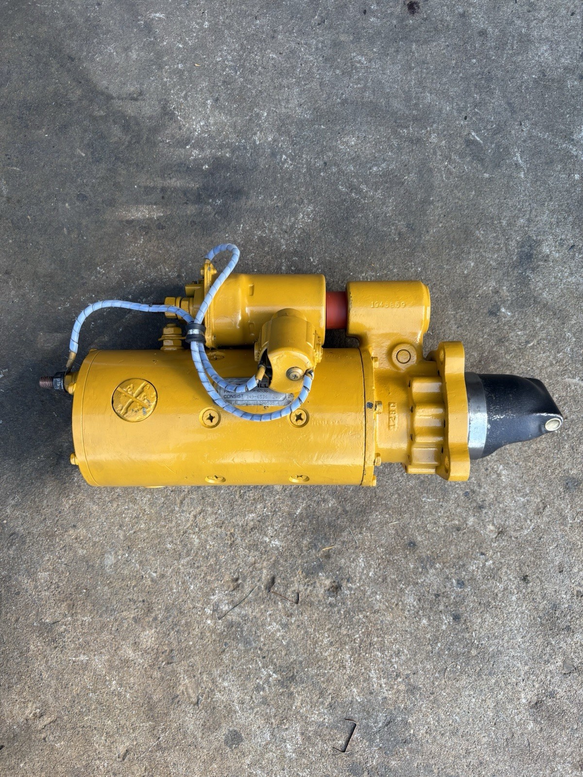 Caterpillar 349-6536 24 Volt Starter 11 Tooth 50MT Genuine Cat OEM Part
