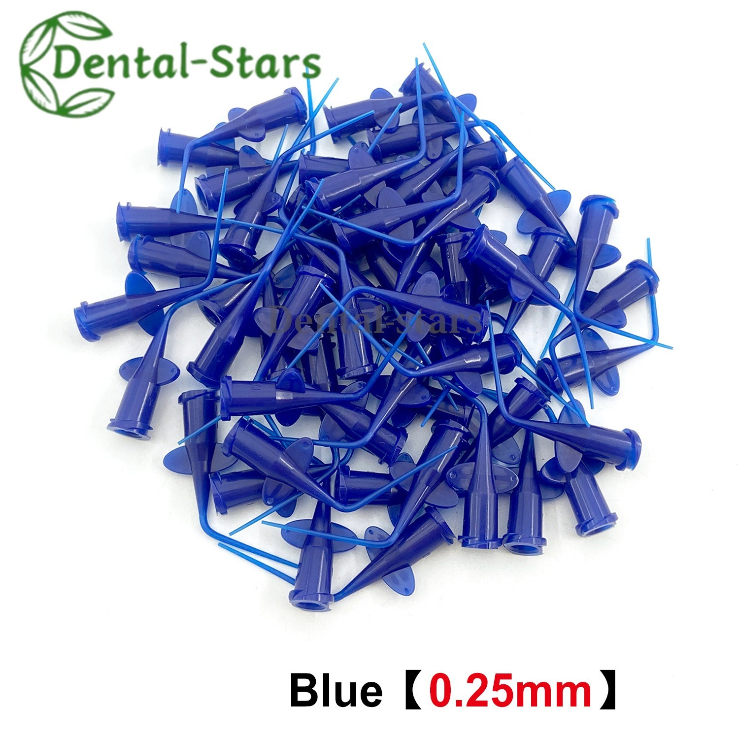 Dental Irrigation Syringe Tip Calcium Hydroxide Delivery Needle Tips PVC 0.25mm