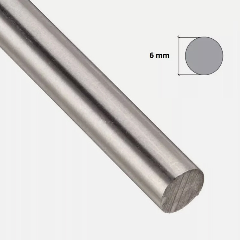 Dia Ø3mm-20mm 304 Stainless Steel Solid Round Rod for DIY Craft – 1pcs 0.5 Meter