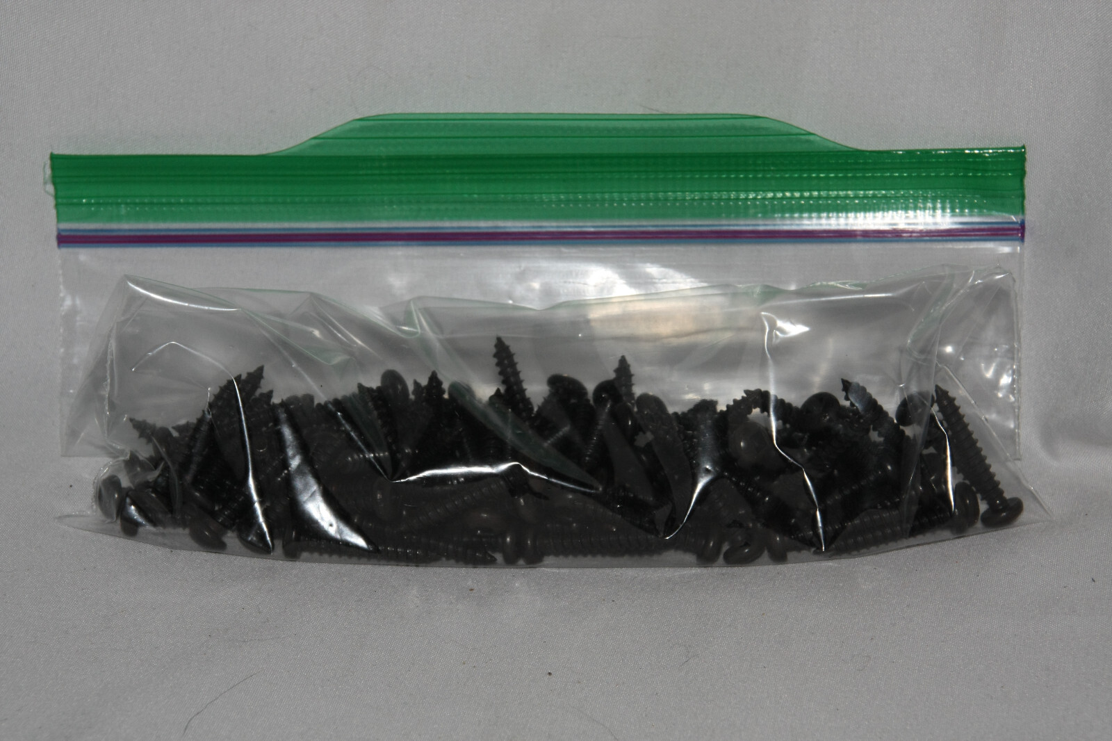 Black oxide pan head square drive #8 1-inch sheet metal screws 60 count