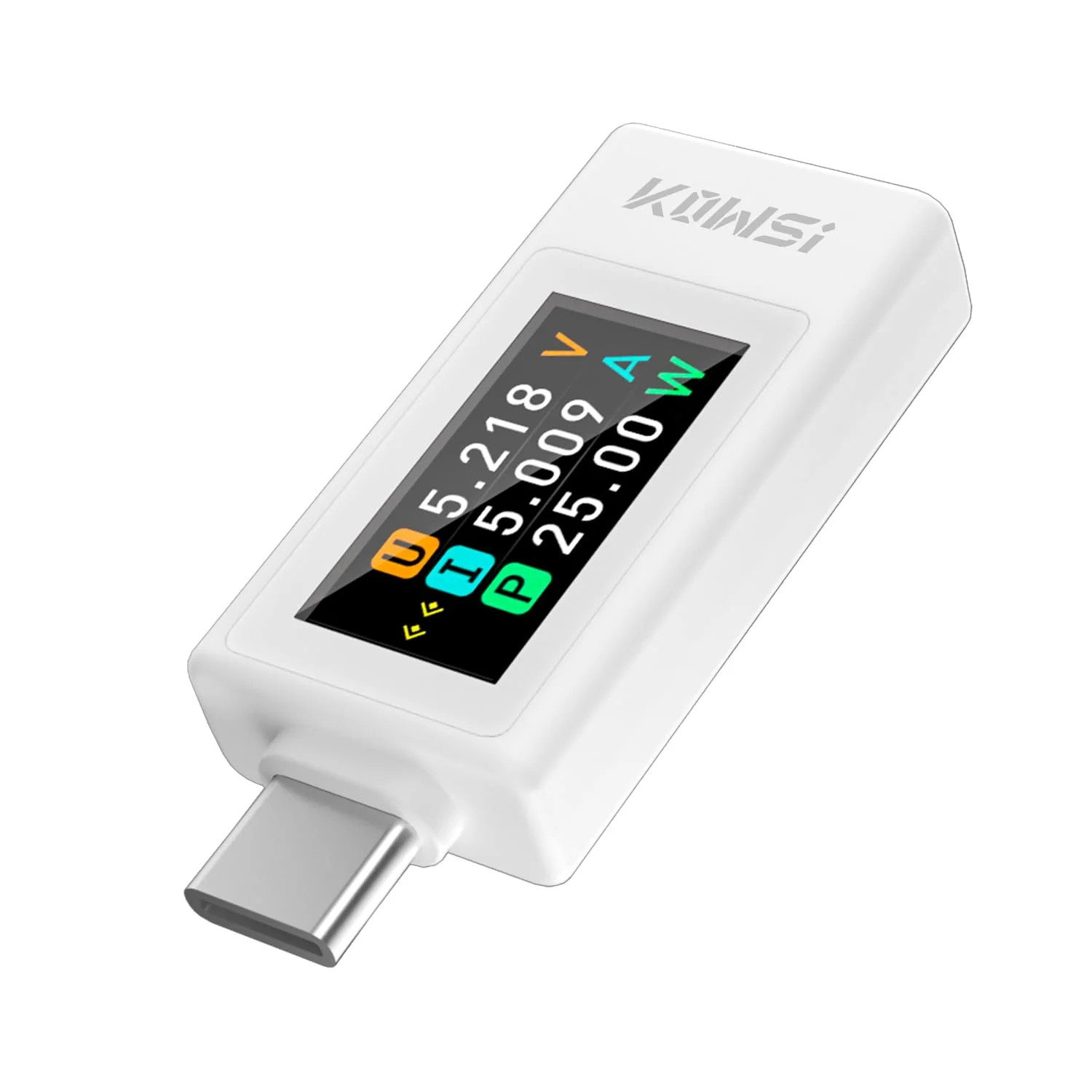 USB C Tester Power Meter, 4-30V 0-12A Type-C Tester Digital Multimeter, Voltage