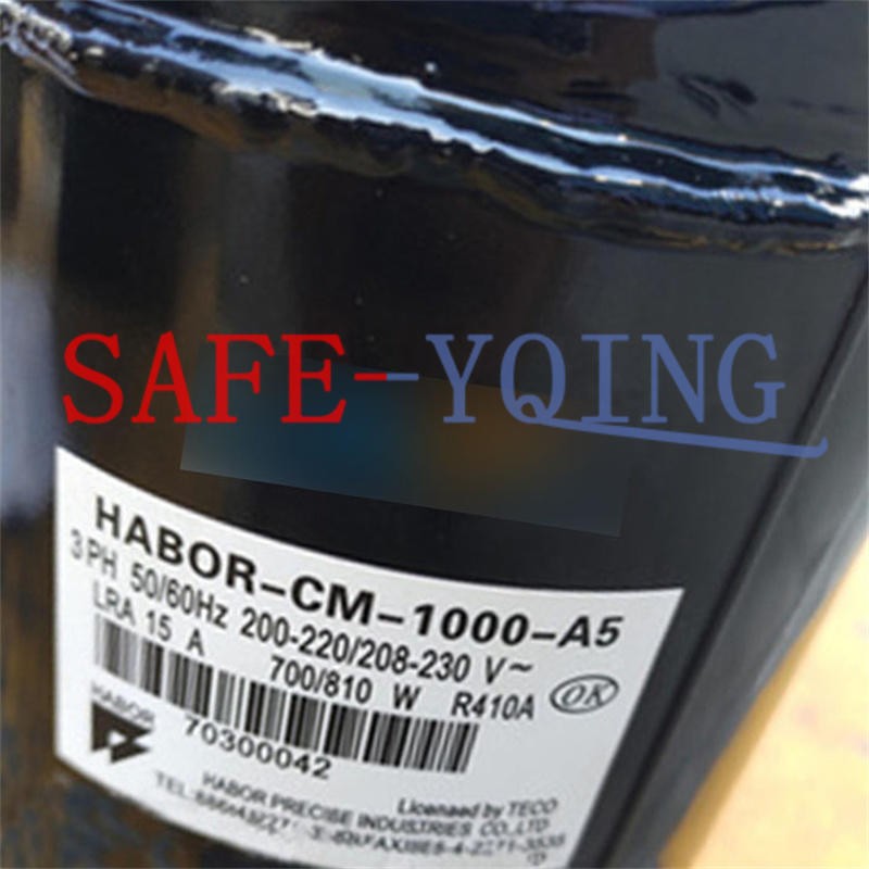 ONE HABOR-CM-1000-A5 Refrigeration compressor 3PH 50/60Hz 200-220/208-230V NEW