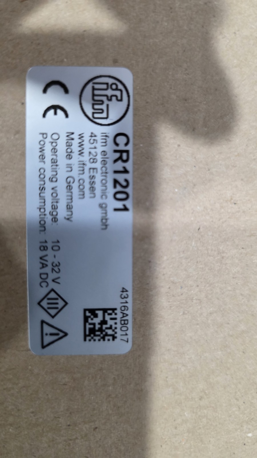 ifm CR1201 Programmable Graphic Display R360/PDM360 NG 12″ Touch – New in Box