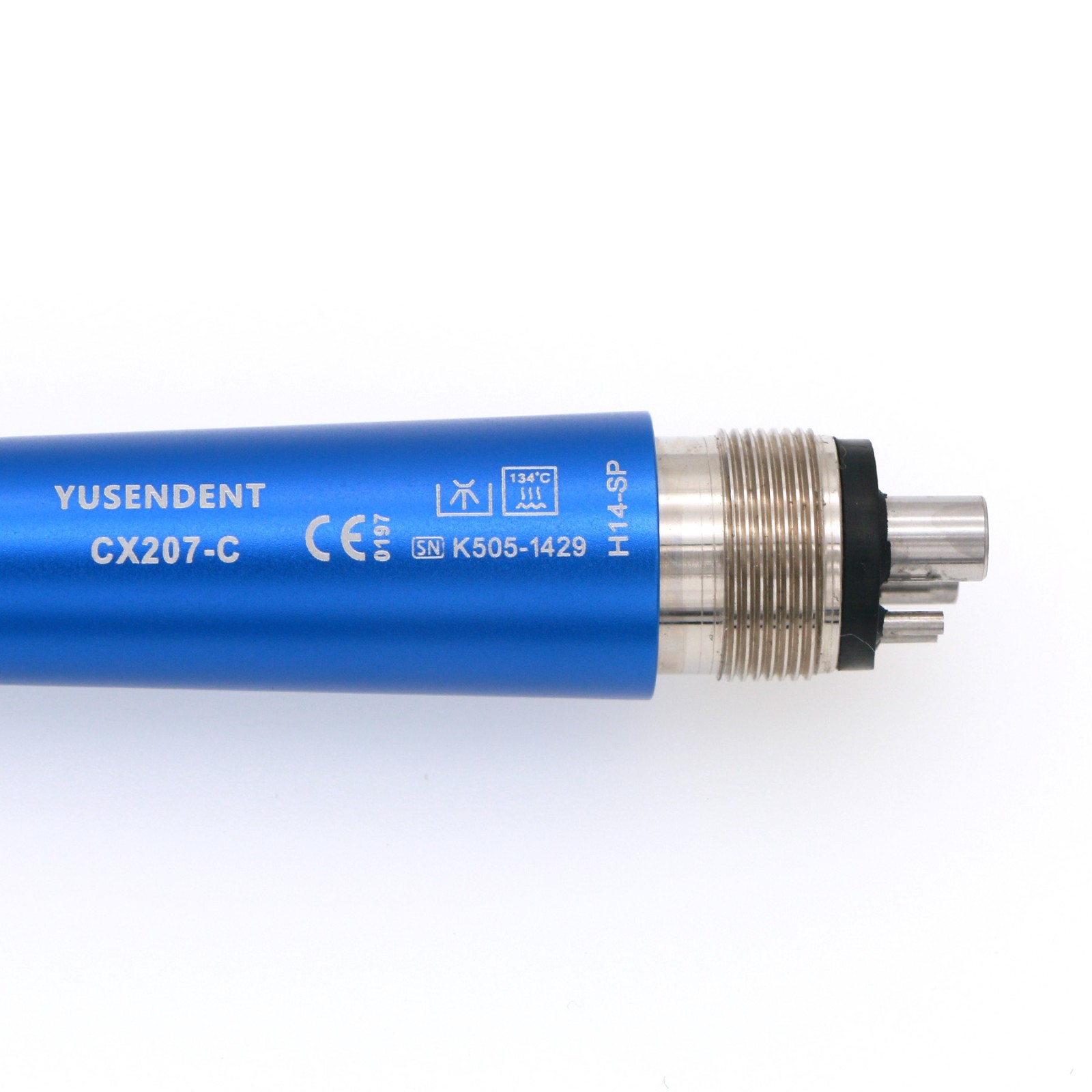 US COXO Dental High Speed Air Turbine Handpiece 4 Holes Anti-retraction CX207-C