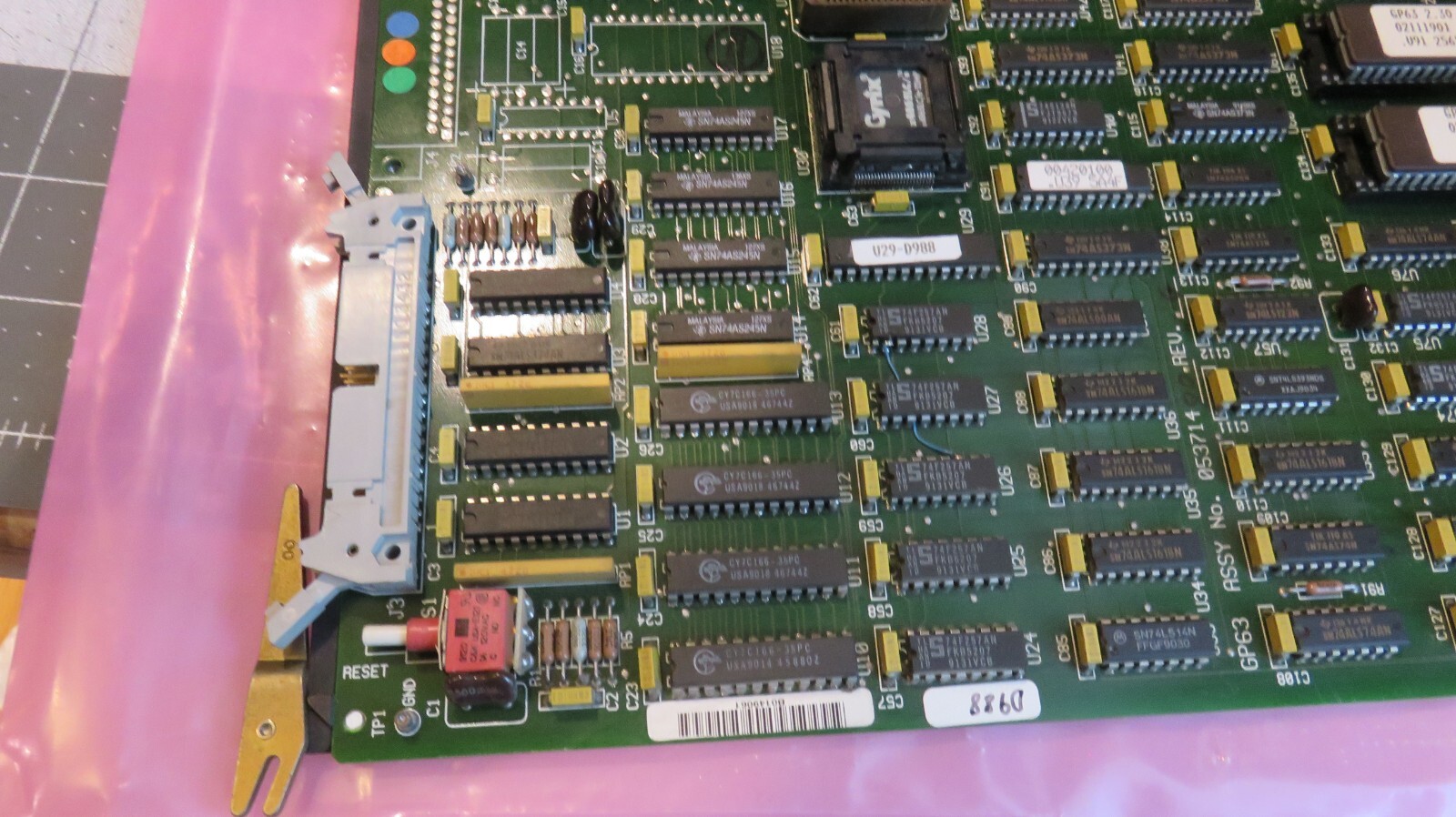 Honeywell Measurex GP63 W/FW, PCBA – Cyrix 08562102 REV C
