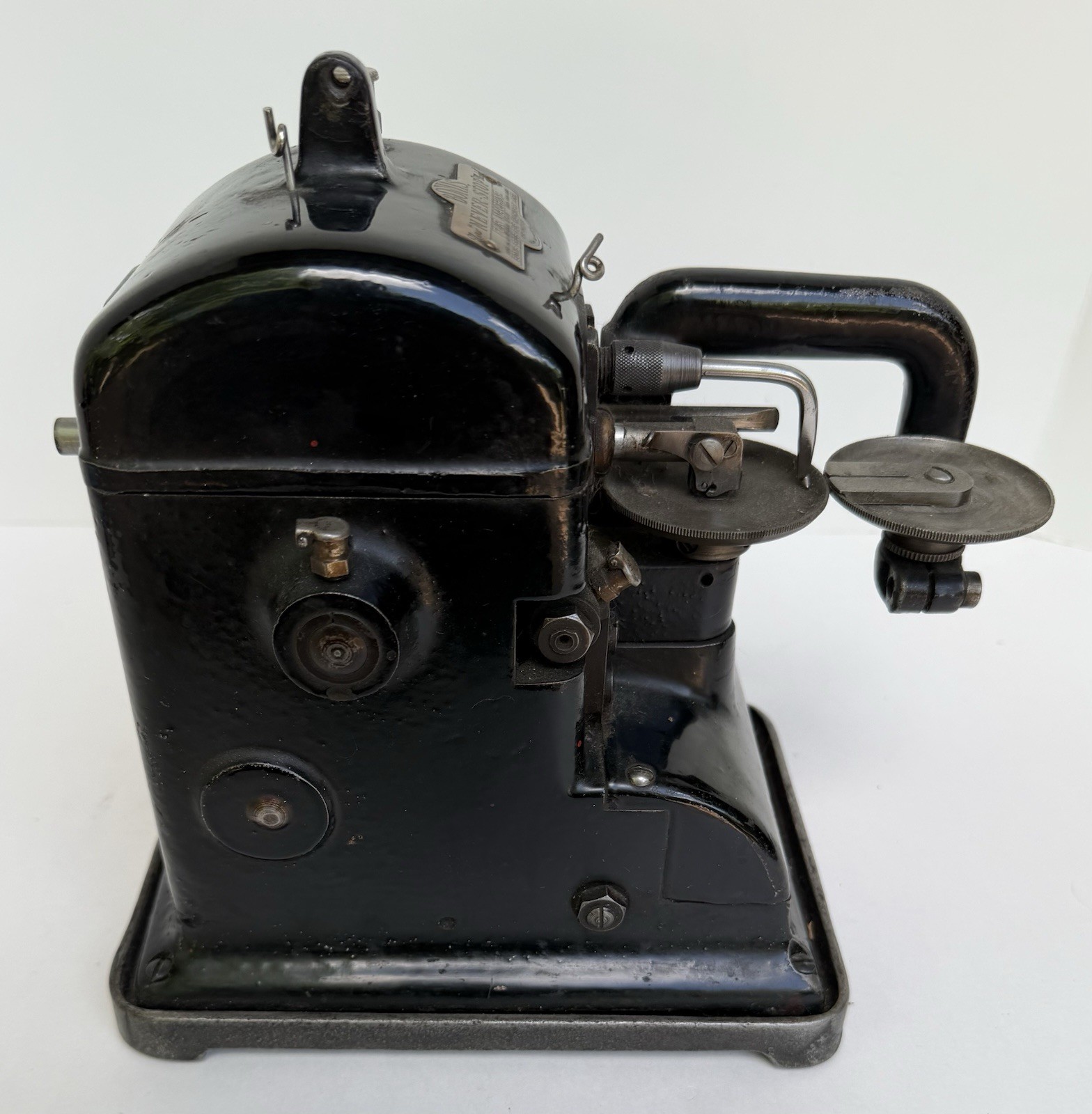 Antique Bonis Never-Stop Fur Sewing Machine Made in USA