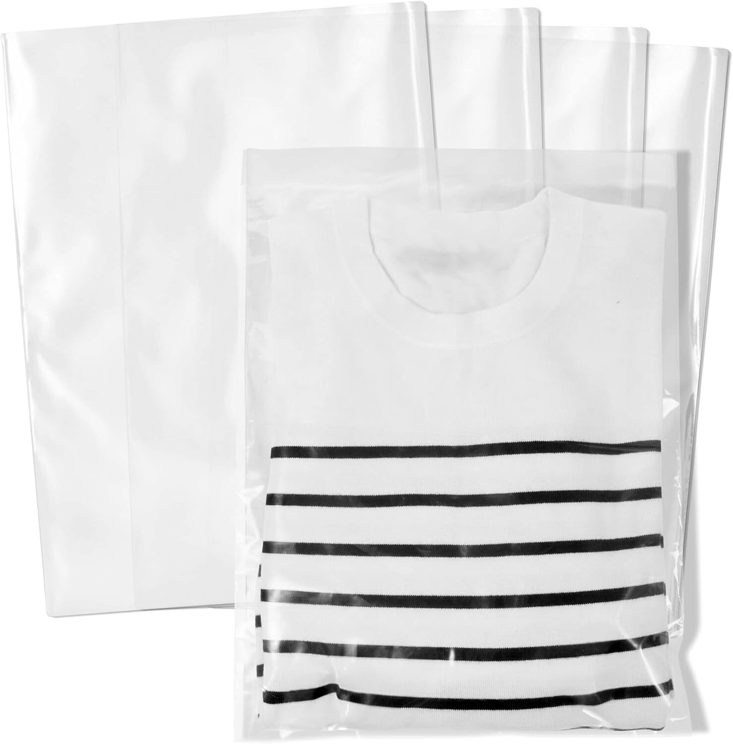 18″ x 24″ 1 Mil Plastic Thick Quality Flat Open Top 1000 Recyclable Poly Bags