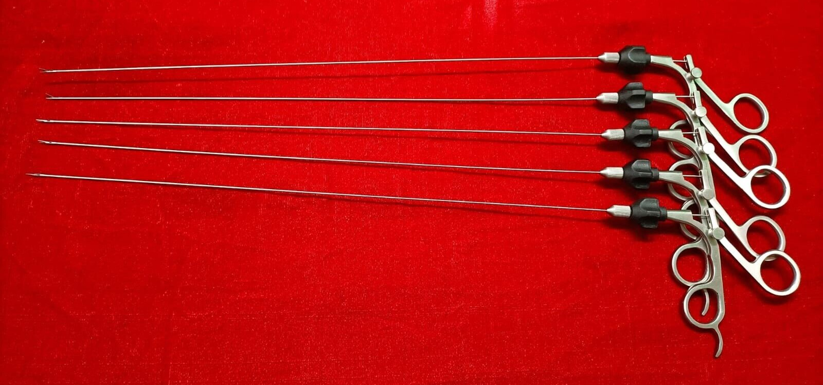 Hysteroscopy Semi Rigid Scissor 5fr 40cm With Black Rotar Best Quality – 5pc
