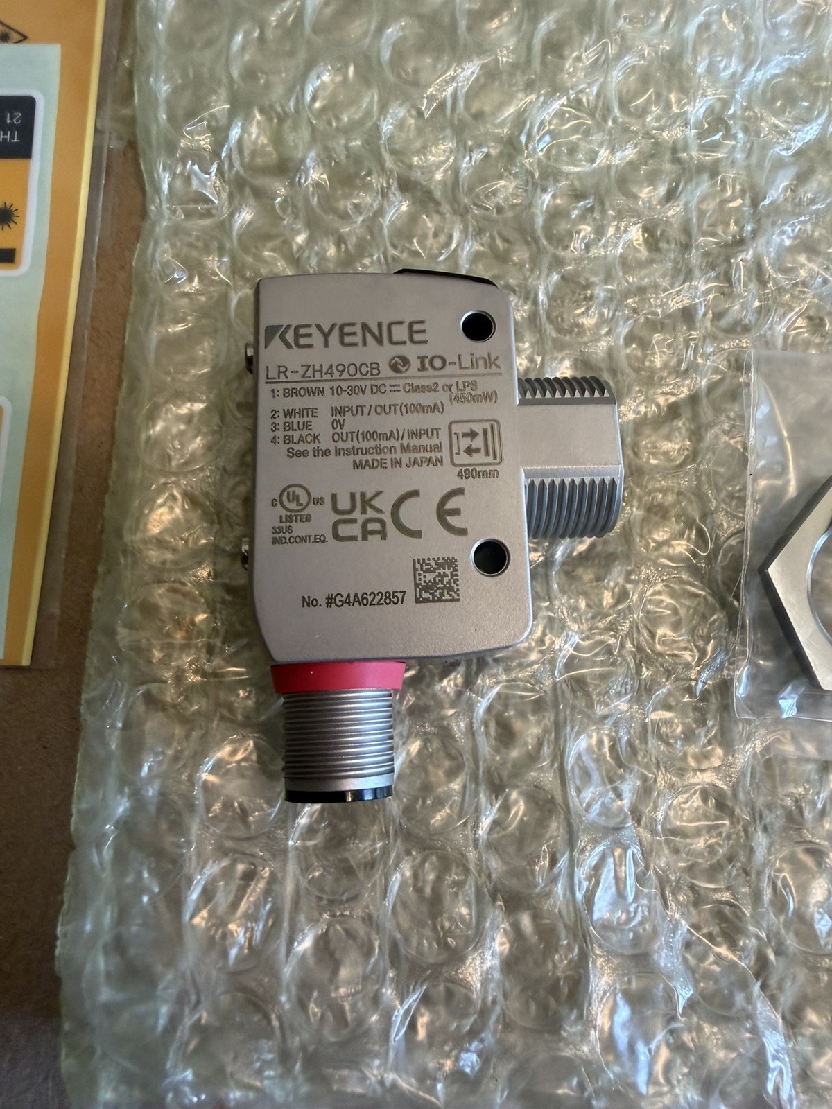 New in BOX KEYENCE LR-ZH490CB LASER SENSOR Contained Distance
