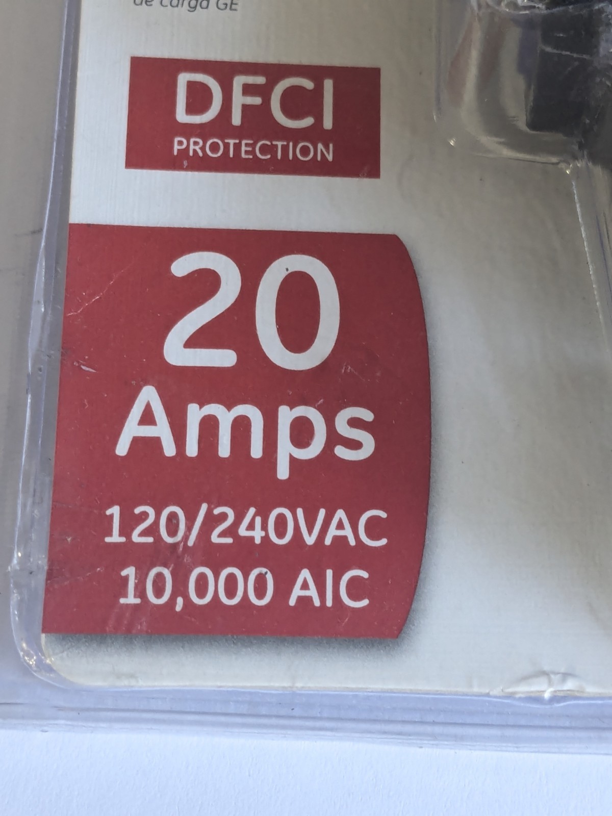 GE Single Pole Dual Function GFCI/AFCI Circuit Breaker 20 Amp THQL1120DFP NEW