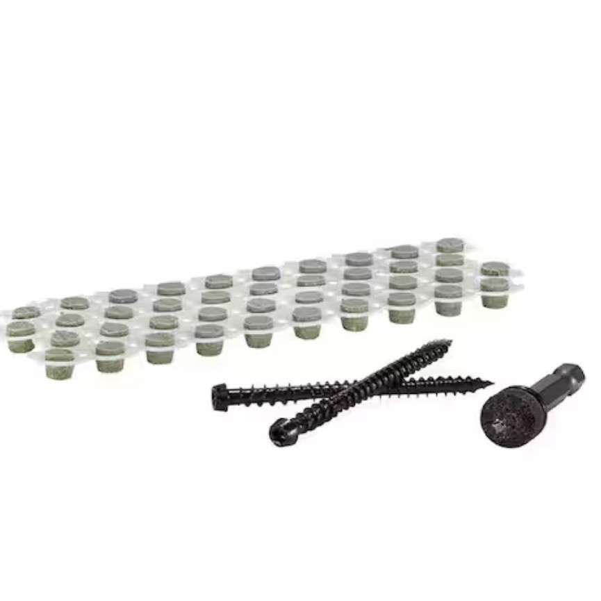 4 Boxes FastenMaster Veranda FMCTXCL-VA75SG Cortex Hidden Fastening, Stone Gray