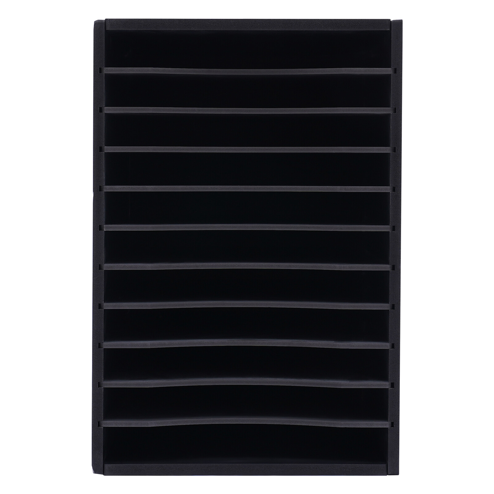 11Compartment Vertical Desktop Sorter File Storage Rack Desktop Organizer Holder