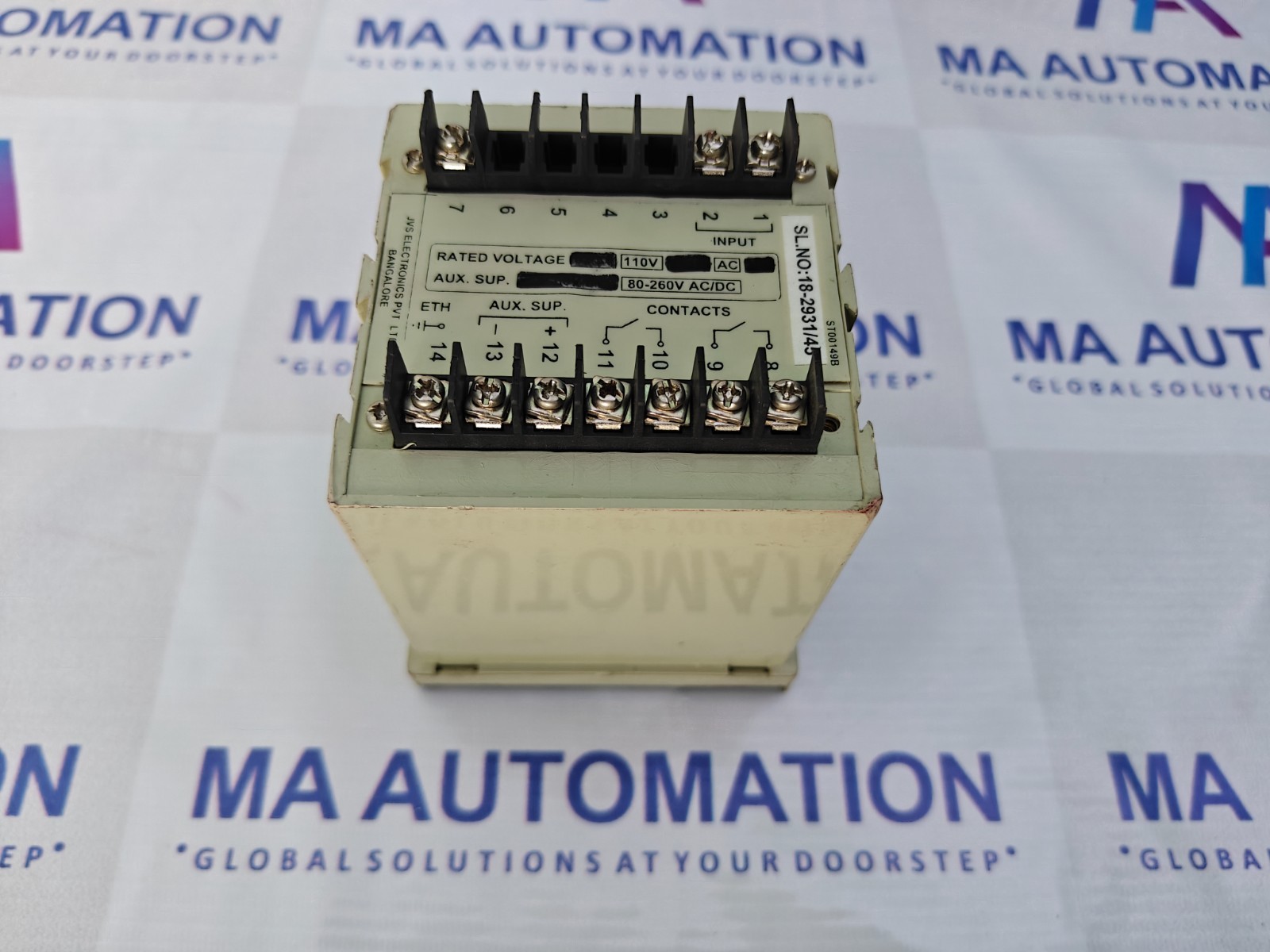 JVS Electronics JRV 962 Neutral Displacement Relay 80-260V AC/DC