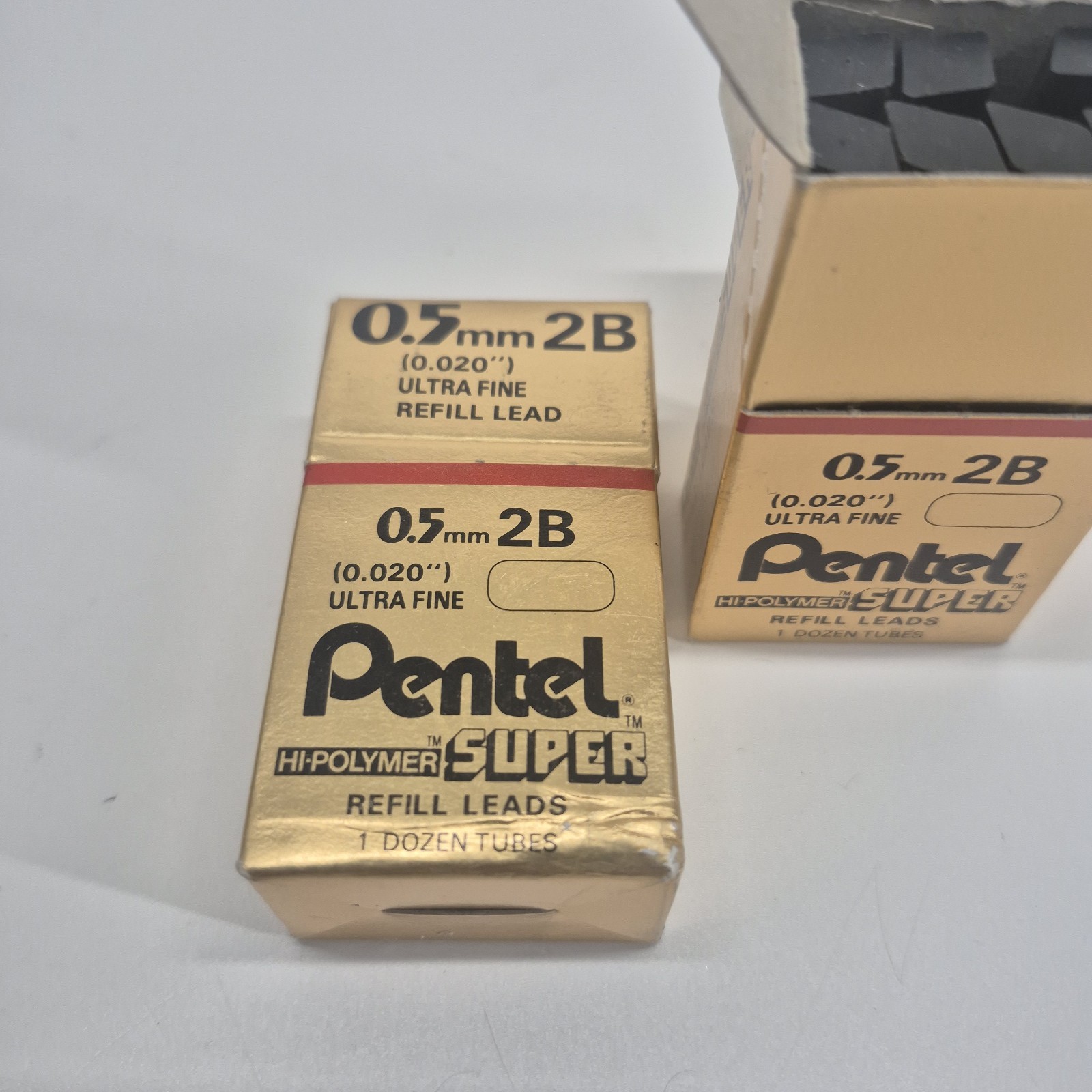 PENTEL Super Hi-Polymer Lead Refill 0.5mm Fine 2B 23 Total Tubes