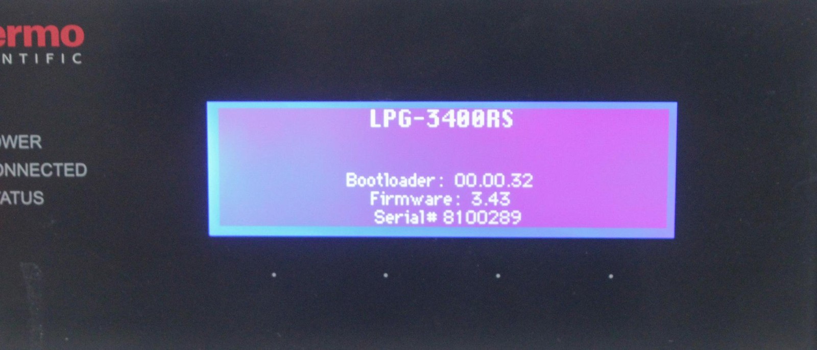 Thermo Scientific LPG-3400RS HPLC System Good Condition No Software (3320474522)