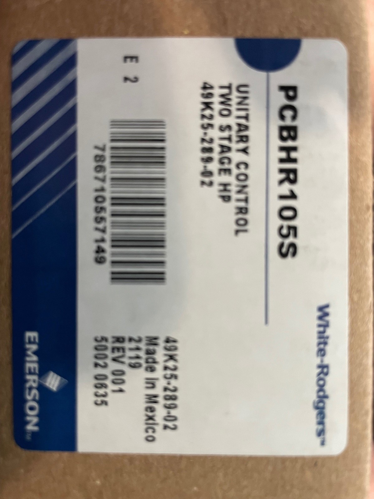 Daikin goodman amana heat pump control board PCBHR105S