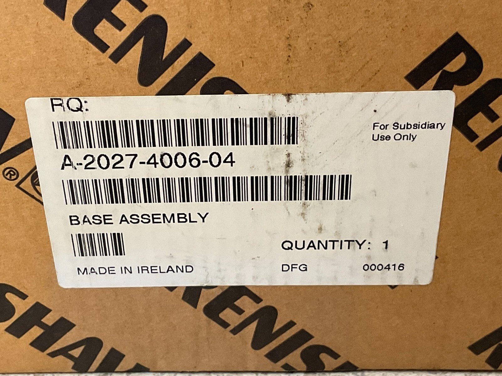 Renishaw A-2027-4006-04 NEW