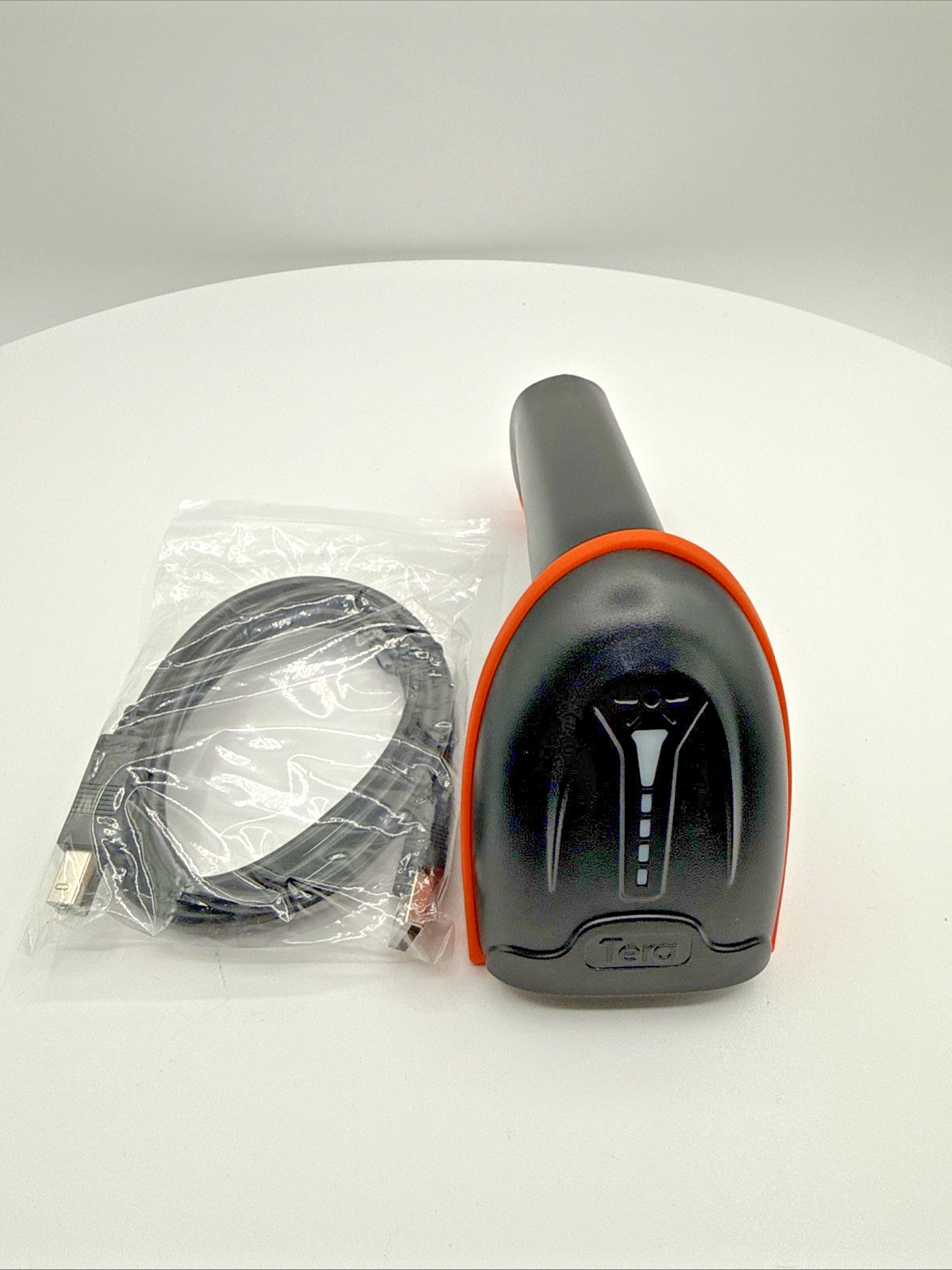 TERA 5100 Wireless 1D Laser Barcode Scanner 2.4GHz USB Receiver Orange