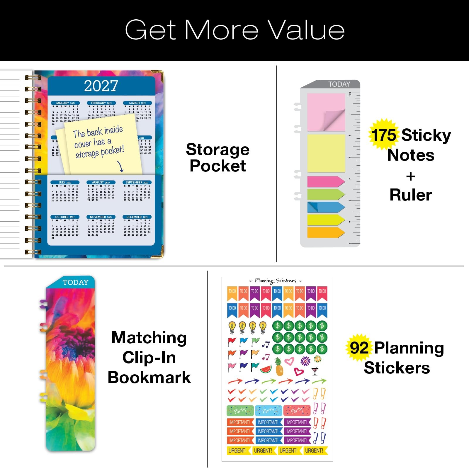 HARDCOVER 2026 Planner, 5.5″x8″: 14 Months (November 2025 – December 2026), D…
