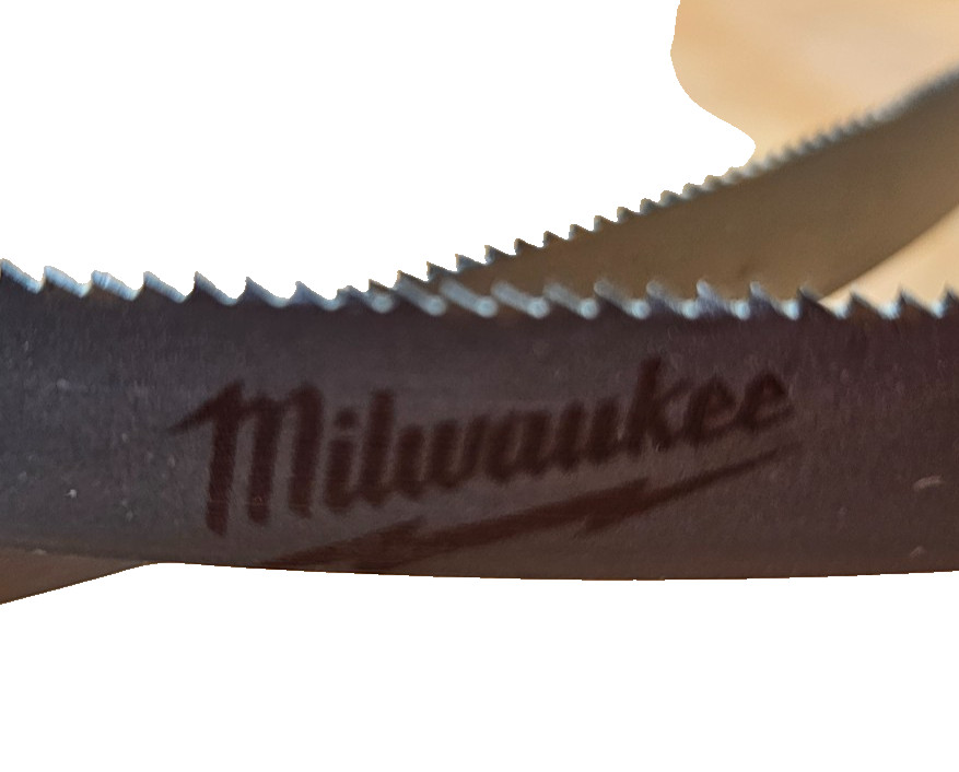 27″ x 1/2″ 18T Milwaukee 48-39-0572 Sub-Compact Portable Band Saw Blade 3 Pk