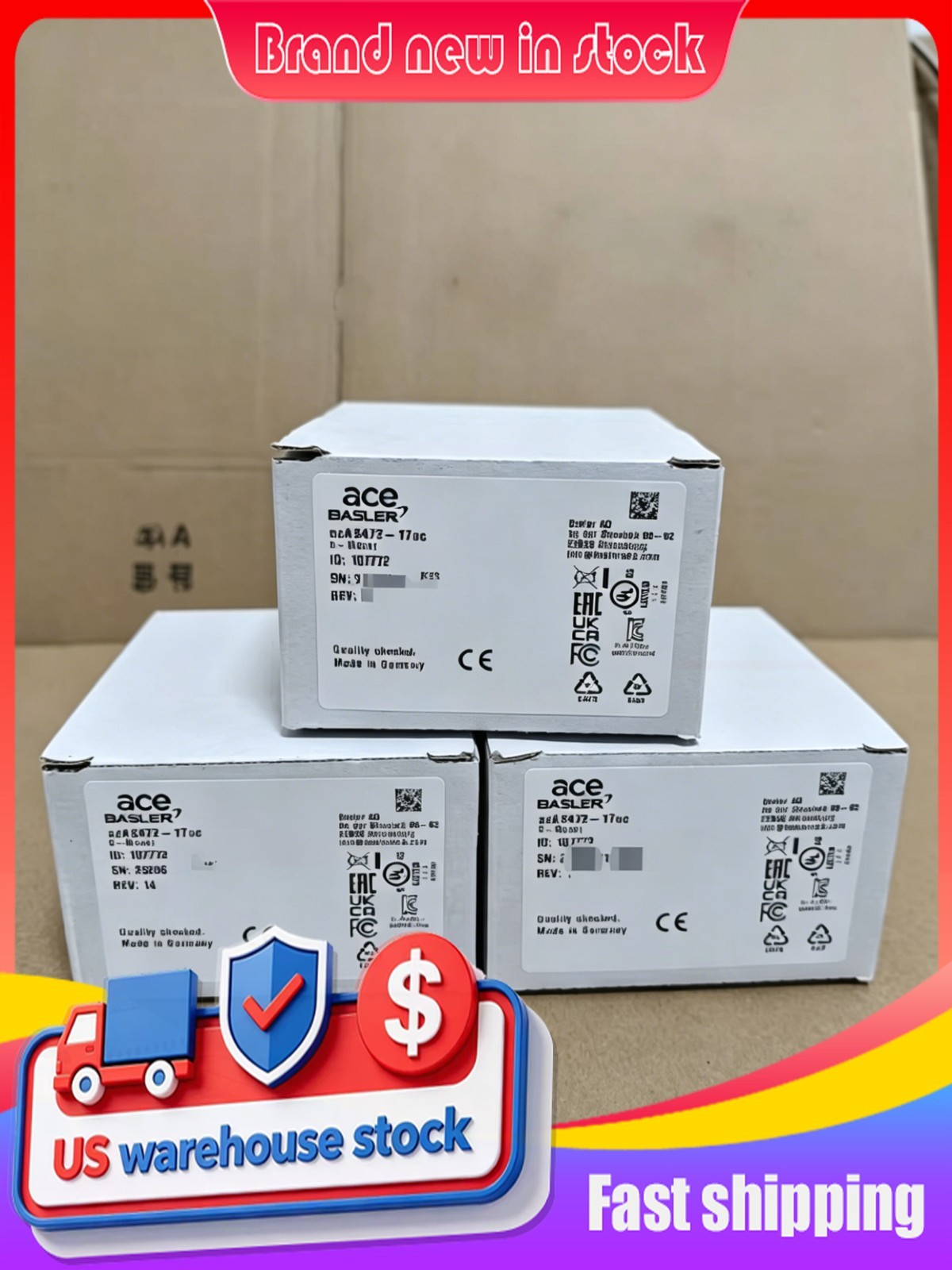 acA2040-90umNIR high-quality industrial camera, well-made, shipped from the USA