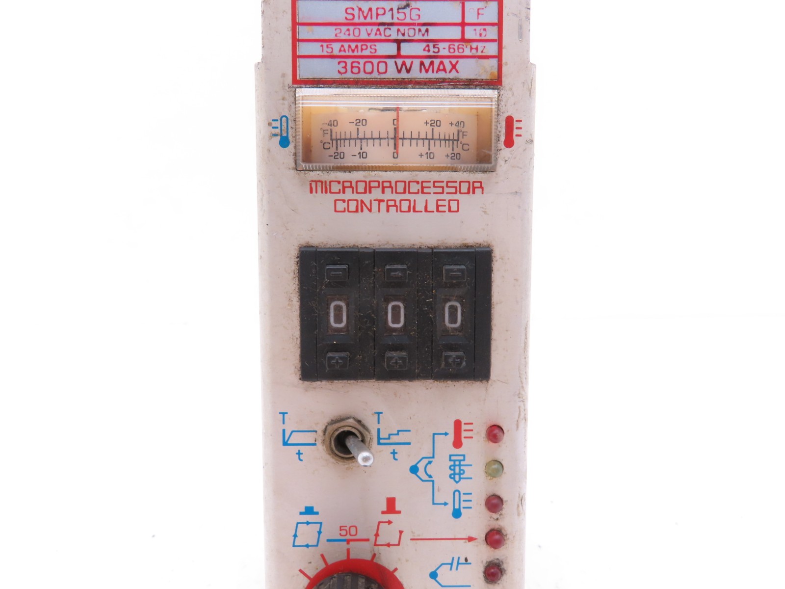 DME SMP15G Micropressor Temperature Controller 240VAC 15A Max 3600W