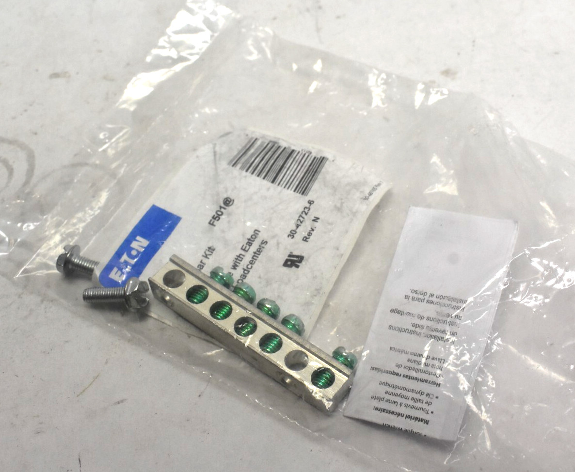 Eaton Cutler Hammer GBK5 Ground Bar Kit 5 Terminal For BR & CH Load Centers