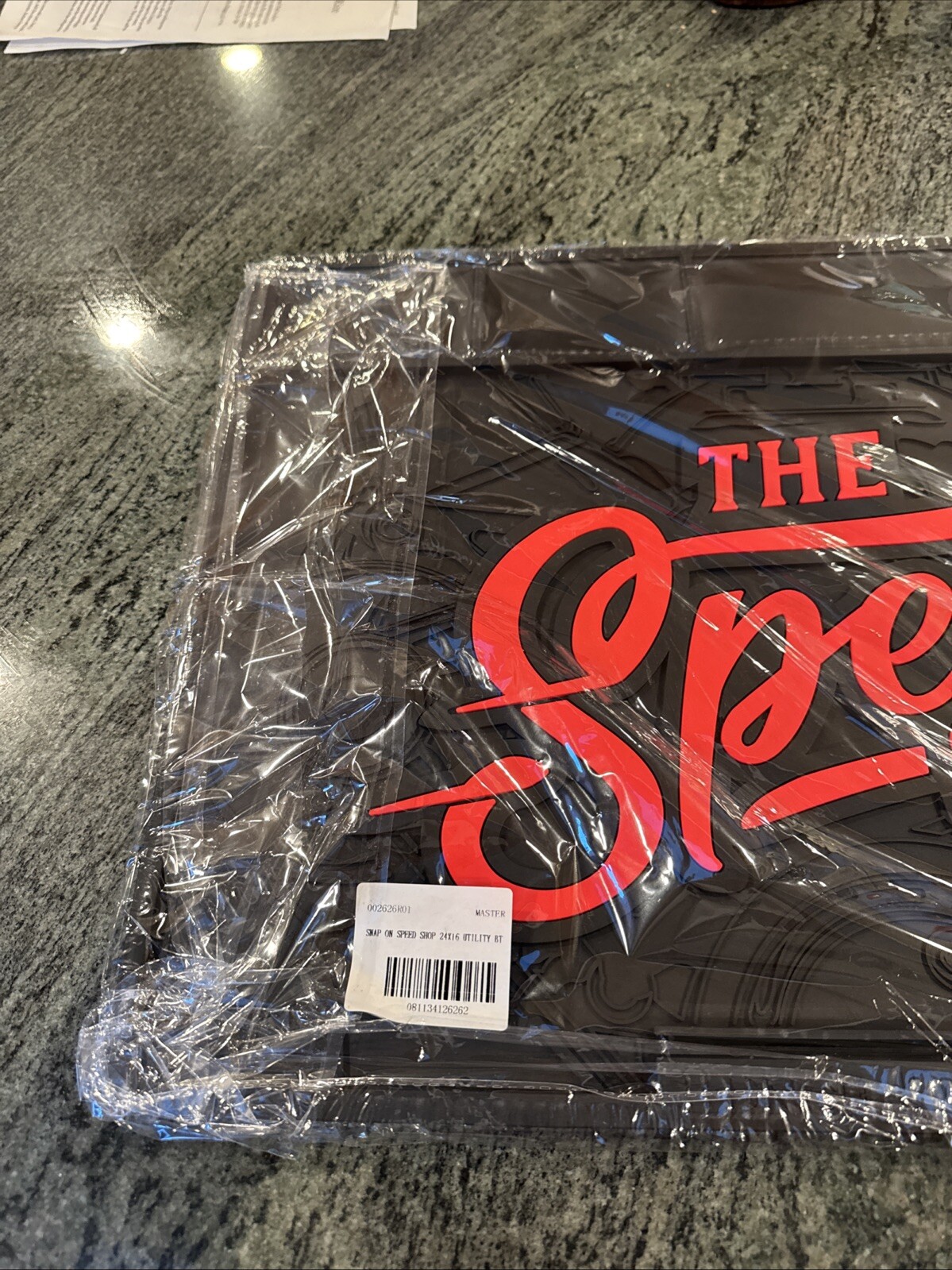 Snap On bench top mat 16×24 “the speed shop” sealed