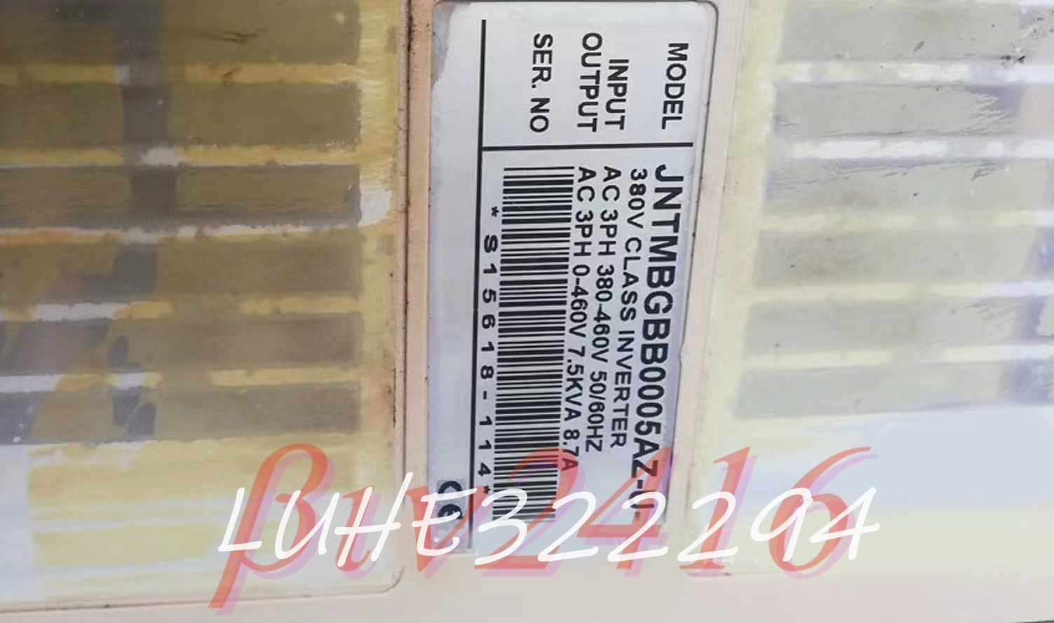 JNTMBGBB0005AZ-U- TECO SPEECON 7200MA Inverter 4KW 380V USED 3months warranty