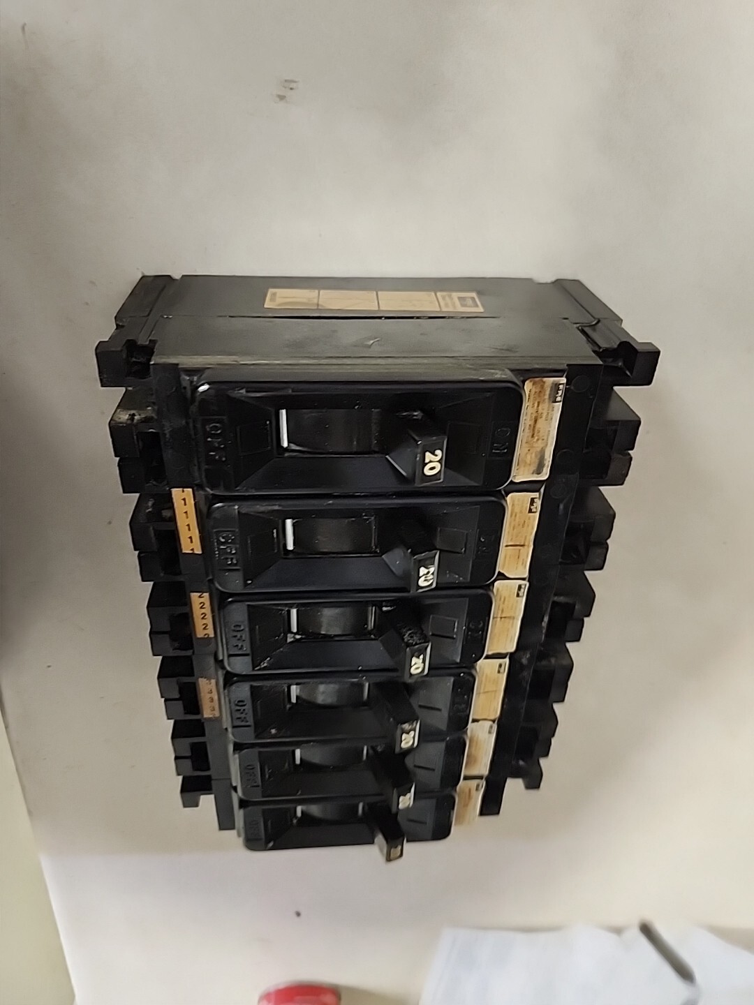 Federal Pacific Electric Company NEF214020 1 Pole 277 VAC Circuit Breaker 1 Each