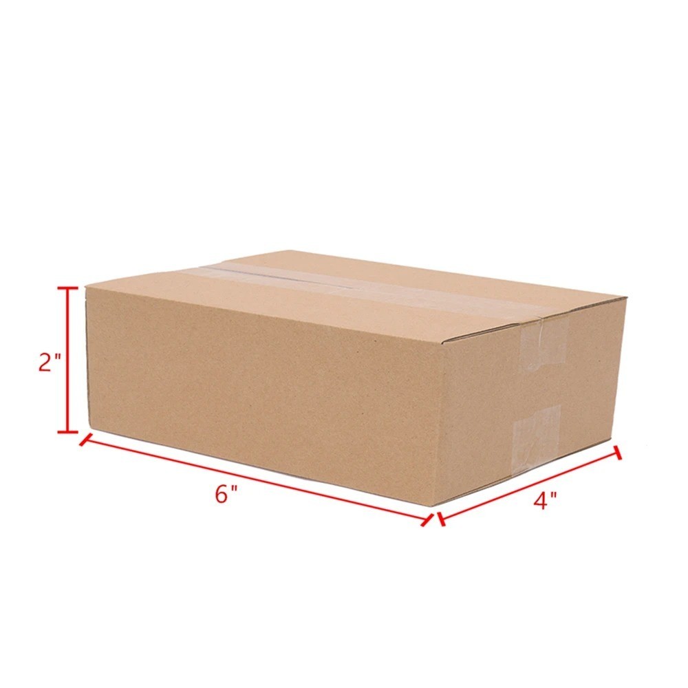 100 Pack Corrugated Shipping Boxes Bulk Mailing Box 8x6x4 6x4x4 4x4x4 Cardboard