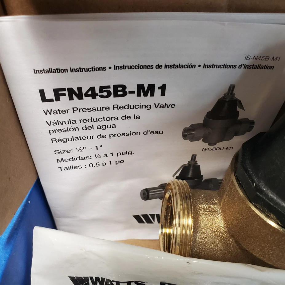 Watts 1″ LFN45BM1-U Lead Free Cast Copper Water Pressure Reducing Valve
