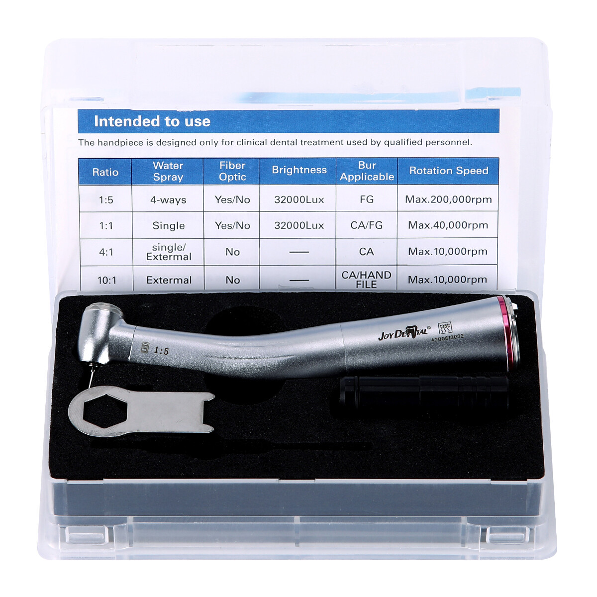 NSK Style Dental Brushless LED Electric Micro Motor/1:5/1:1 Increasing Handpiece
