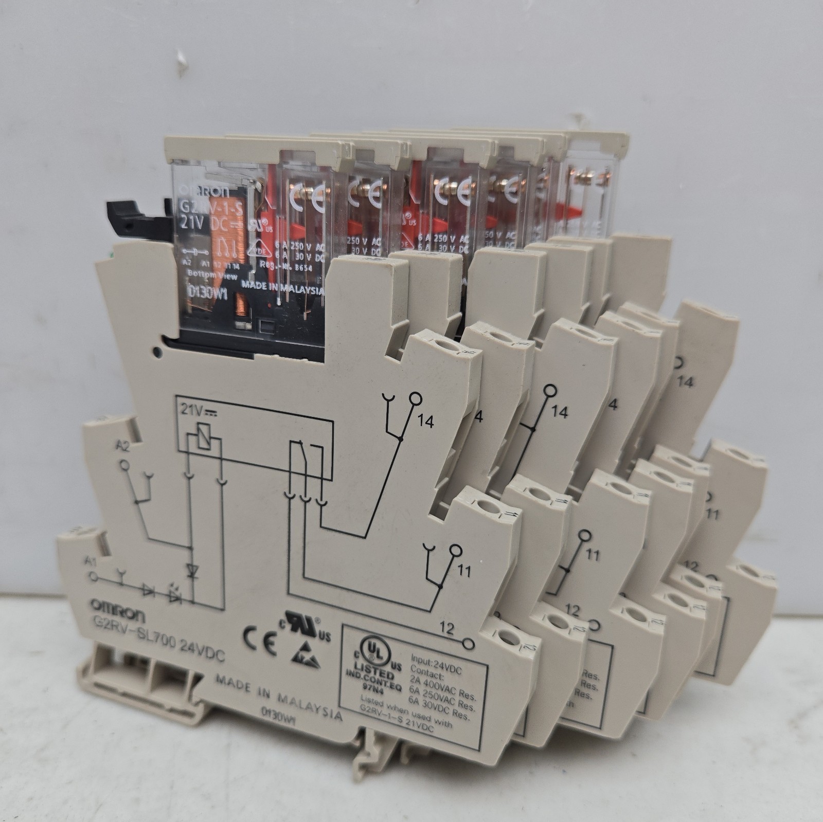 Mixed Lot of 25 Relay Socket Terminal Blocks Omron Phoenix Contact Wago Finder