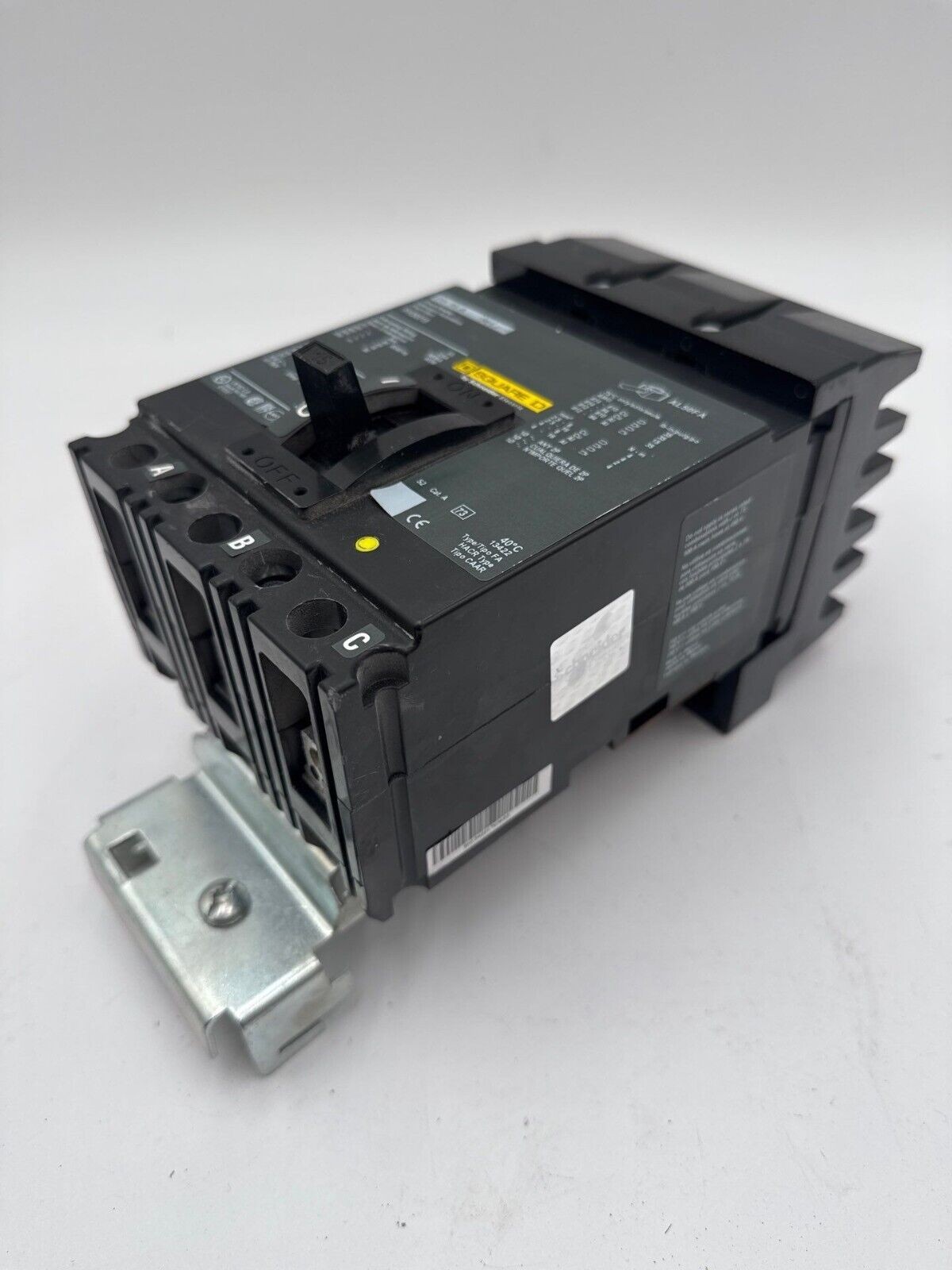 Square D FH36015 I-Line Circuit Breaker 15A 3P 600V 3PH FA 15 Amp 3 Pole Used