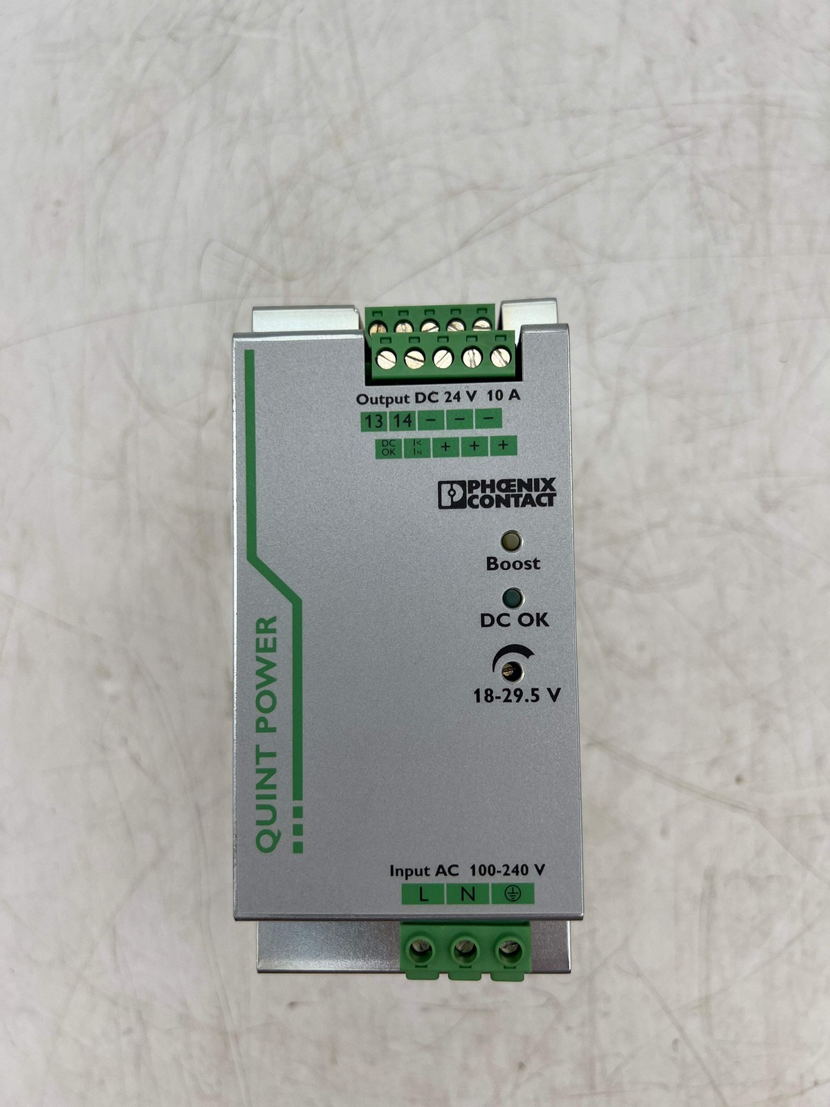 Phoenix Contact 2866763 Quint-PS/1AC/24DC/10 Power Supply, 24VDC 10A (Used)