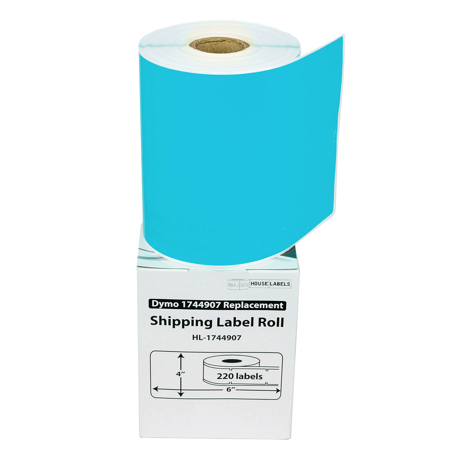 DYMO LW 1744907 BLUE 4XL 4×6 4″x6″ – (11) Rolls All-Purpose Labels – FREE SHIP