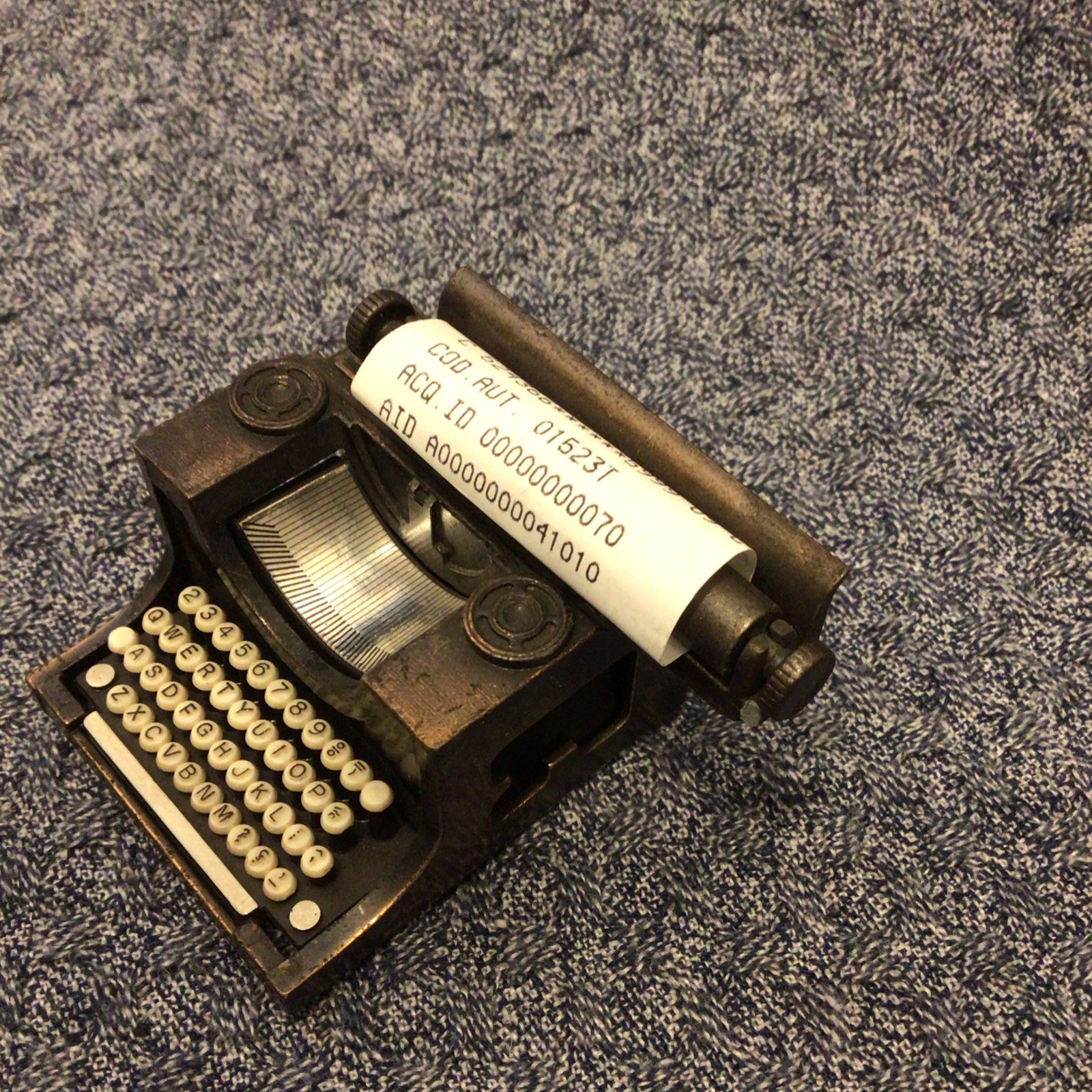 Play-Me Typewriter pencil sharpener Ref. 973 MPN 973 Made in Spain