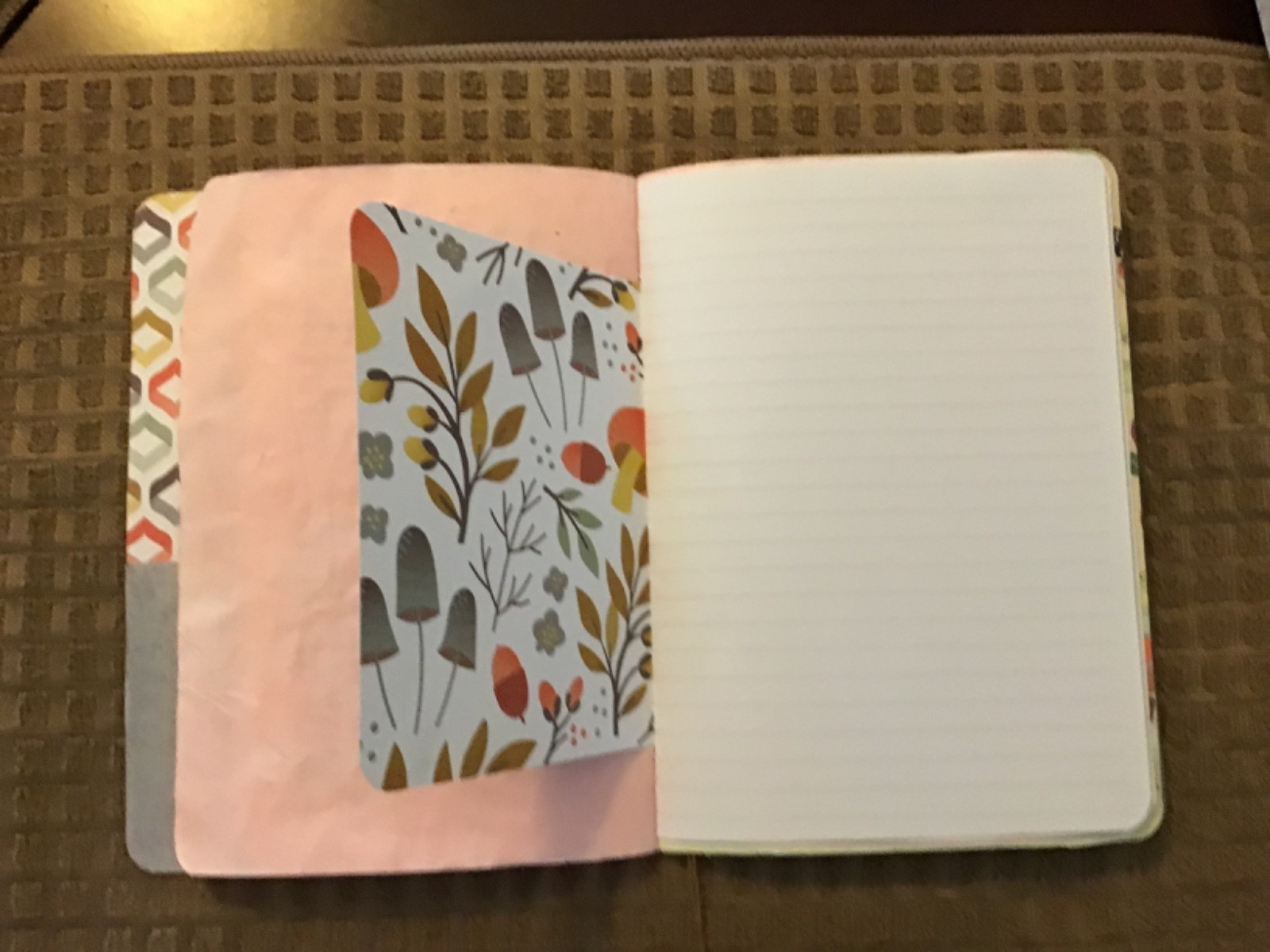 Handmade Junk Journal Naked Junk Journal 8” x 6” Deer Print Card Stock Cover