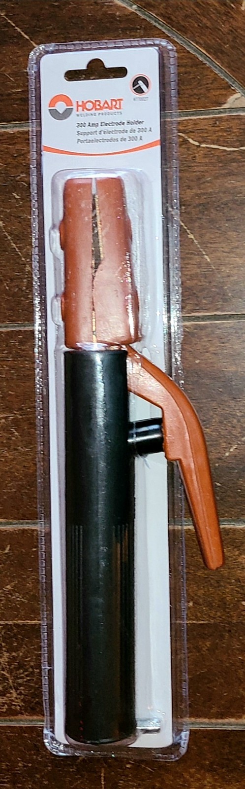 Hobart 300 Amp Electrode Holder with Spring-Loaded Jaws! Rods Up To 1/4″ #770027