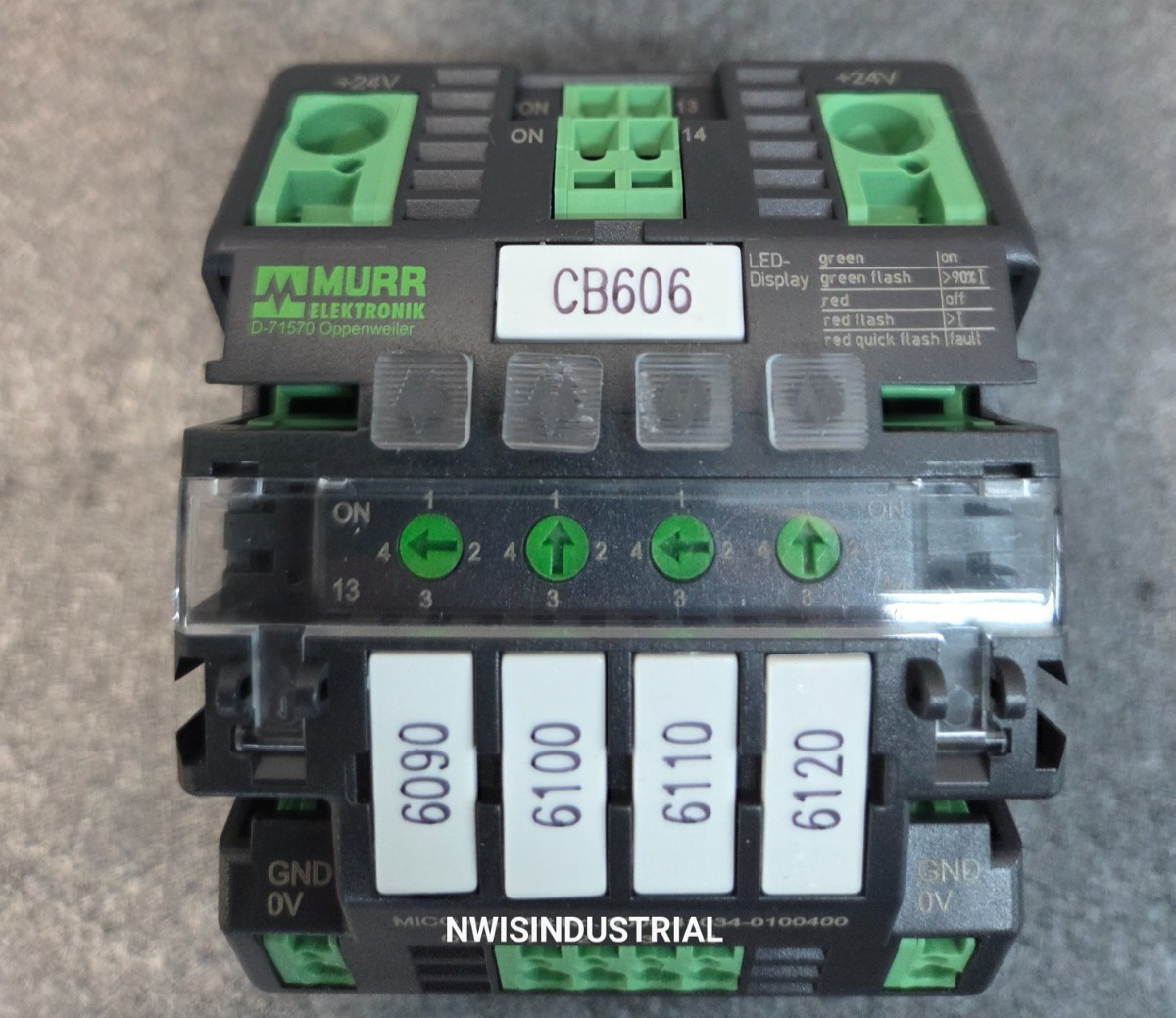 MURR ELEKTRONIK D-71570 Connection block circuit protection