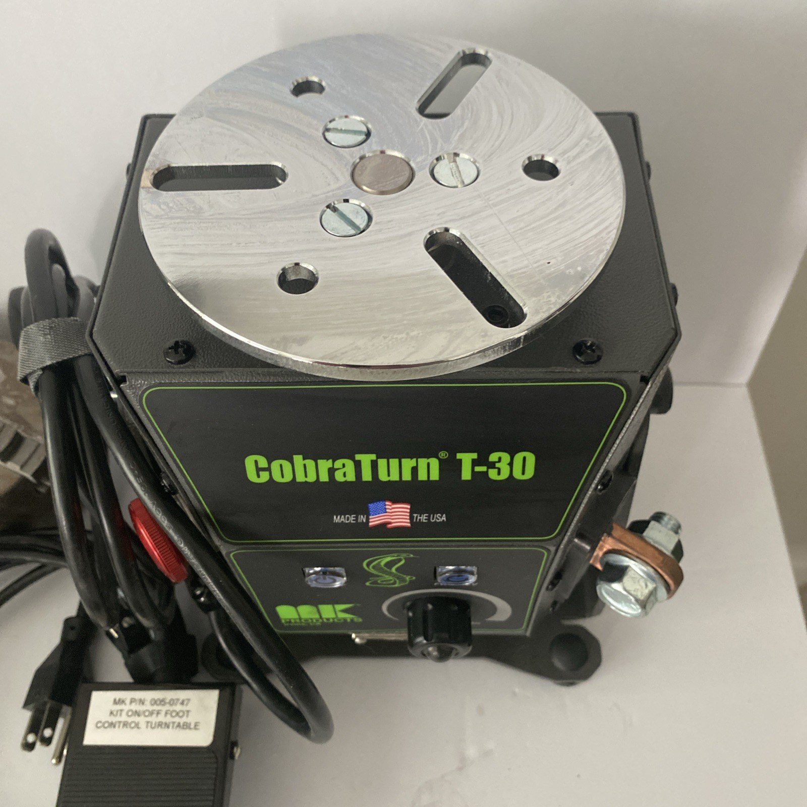 MK Products Welding Positioner CobraTurn T-30 Turntable Chuck