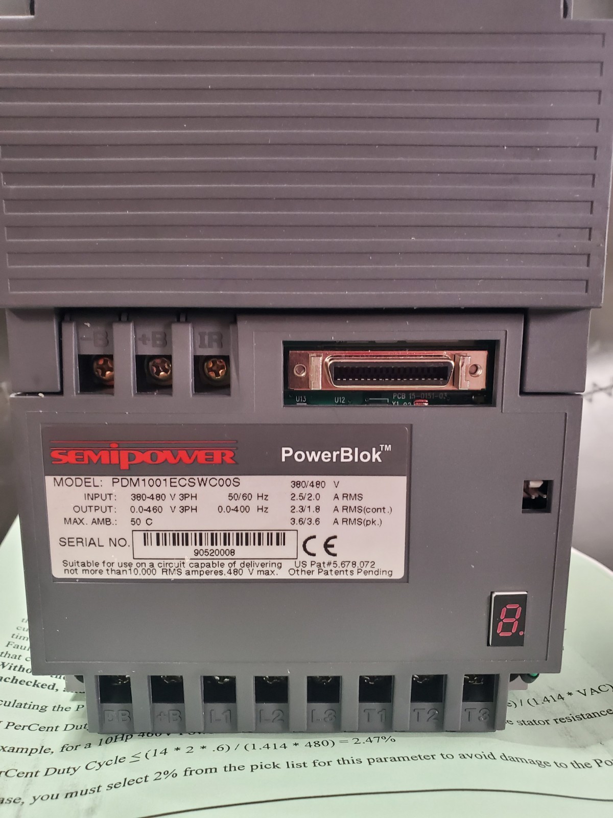 Semipower PowerBlok PDM1001ECSWCOOS Semipower System Inc