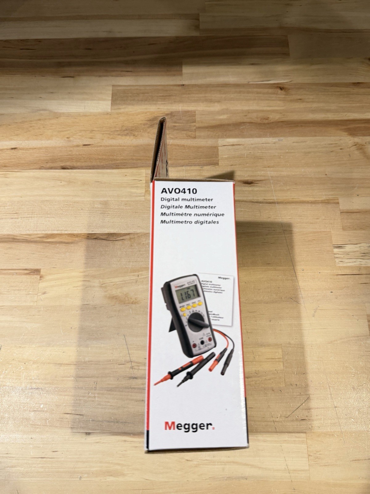 MEGGER AVO410 DIGITAL MULTIMETER TRUE RMS CAT IV 600V W/ LEADS – NEW SEALED