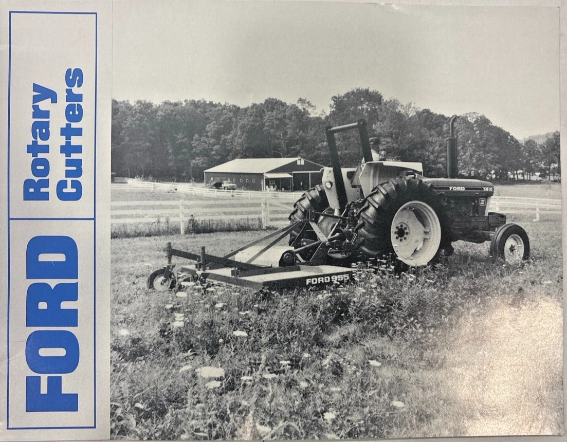 Ford Rotary Cutters Brochure 951 953 955 956 957 Tractor Mower Catalog FS
