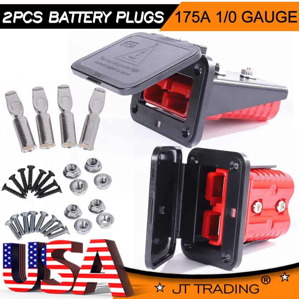 175A/50A Battery Quick Connect Wire Harness Plug Disconnect Winch Connector Kit